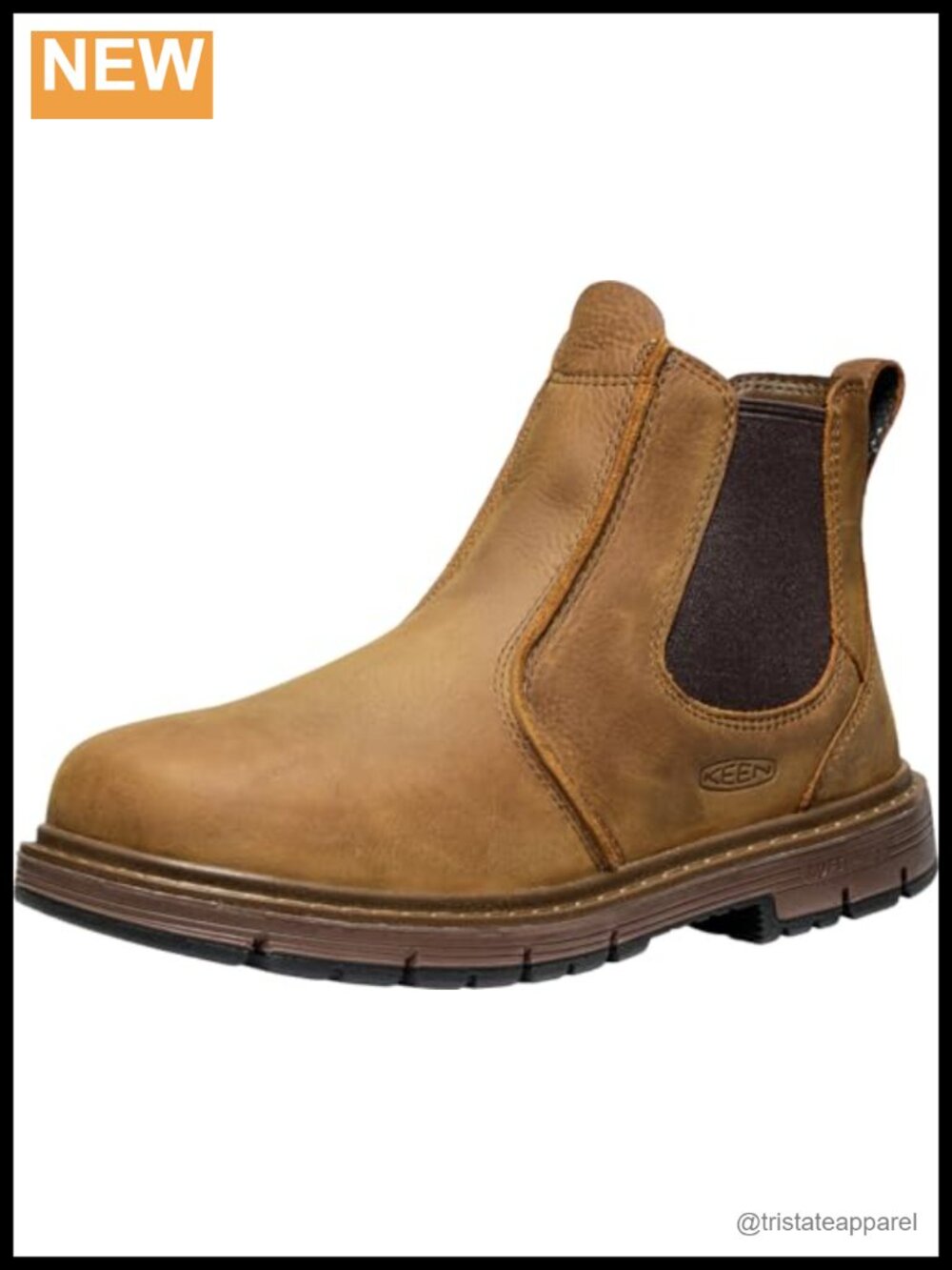 Men's San Jose Chelsea Soft Toe Work Boots Pull On Leather